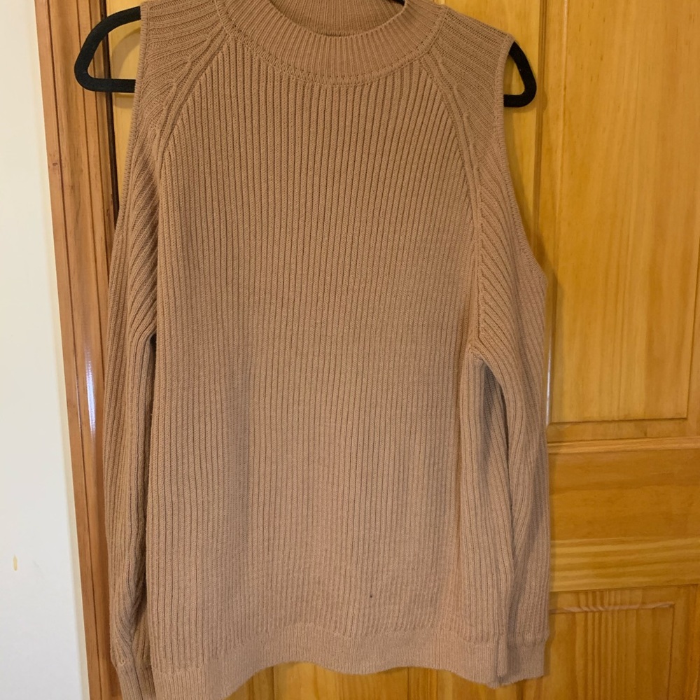 off the shoulder sweater